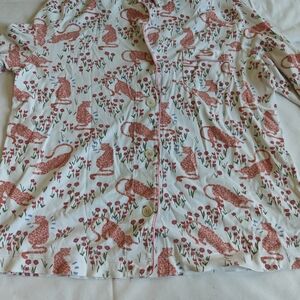 Leopard Print Roller Rabbit Pajama Set